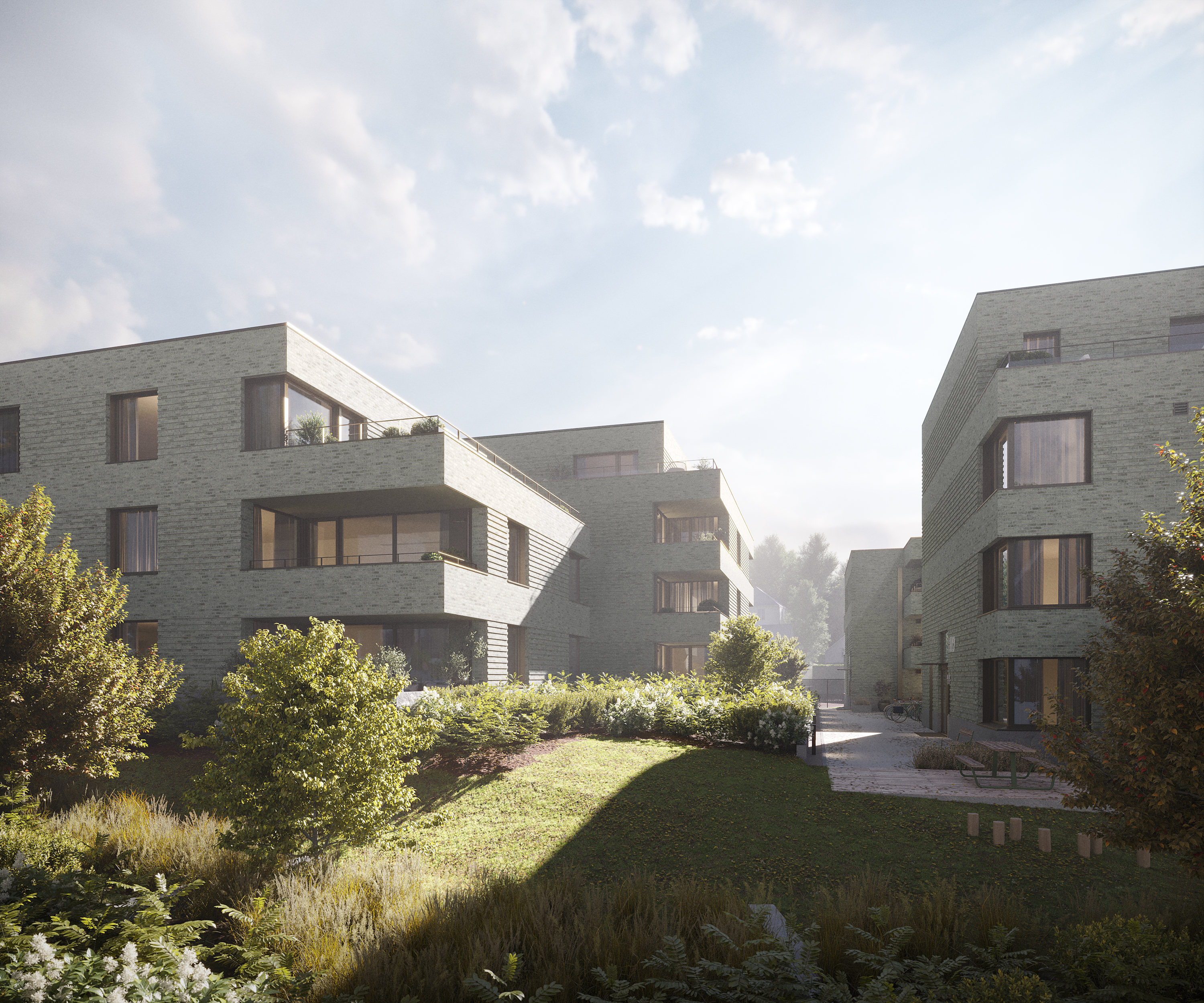 Hyllveien Madserud – illustrasjon av leilighetene